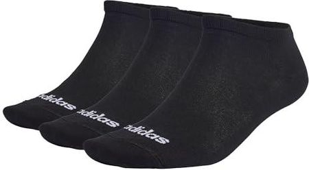 adidas Thin Linear 3 Pairs Stopki, Black/White, M