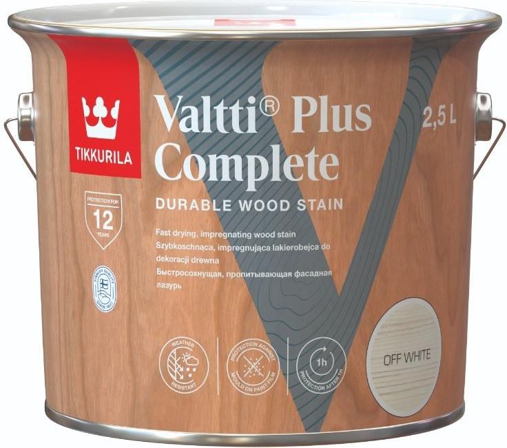 Tikkurila Valtti Plus Complete Off White 2,5l - Opinie i ceny na Ceneo.pl