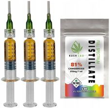Zdjęcie Kush Cbd 81% Destylat Cbn Cbg Cbc Cbt L.S.D 4% Terpenes 3ml - Bartoszyce