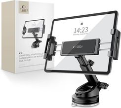 Tech-Protect V4 Universal Windshield & Dashboard Car Mount For Tablet Black