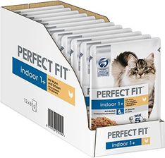 Perfect Fit Mokra Karma Dla Dorosłych Domowych Kotów Od 1 Roku Kurczak I Groszek W Sosie 12x85g