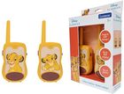 Lexibook Disney Król Lew Walkie Talkies 200M Gra Komunikacyjna Dla Dzieci Klips Do Paska Transportu Zasilanie Bateryjne Żółty Tw12An