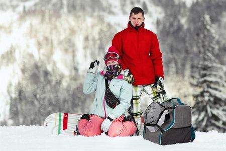 Ferocity Zestaw Set Pokrowiec Na Narty + Buty Premium Szaro Czarny (PONARSET17) - zdjęcie 4