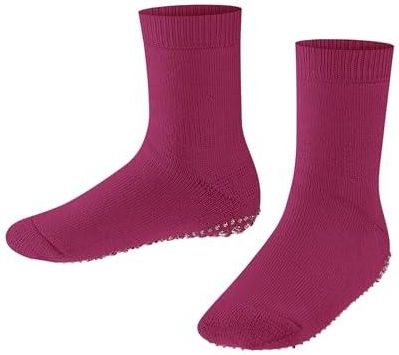 FALKE Uniseks-kind Stopper sokken Colour Block K Hp katoen Noppen op de zool 1 paar, Blauw Deep Lilac 6963, 23/26 EU