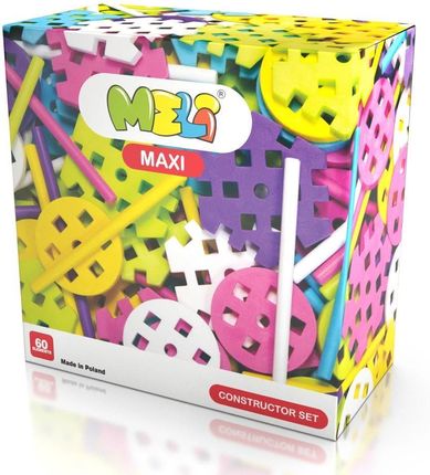 Meli Klocki 50432 Maxi Constructor Set Pink 60Szt.