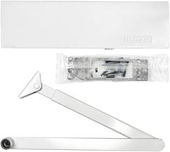 Zdjęcie Zestaw GEZE BIAŁY samozamykacz TS 2000 NV BC, białe ramie, standardowa płyta montażowa 3in1 - Polanów