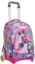 Sj Gang Rolling backpack with Wheeled Book Bag 3 in 1 Detachable Backpack