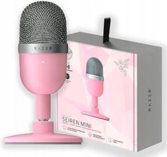 Razer Mikrofon Pojemnościowy Seiren Mini Quartz Pink Różowy