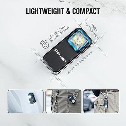 OLIGHT Oclip Mini latarka LED z czerwonym światłem - zdjęcie 2