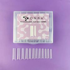 DNKa Top Nail Forms Square Sharp górne formy wielokrotnego użytku - 120 szt