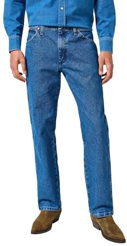 Wrangler Texas Stretch Jeans da uomo, taglio dritto, 35W x 34L