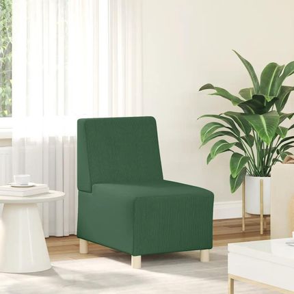vidaXL Sofa Fotel Jungle Green 55cm Tkanina Corduroy 4108500 - zdjęcie 2