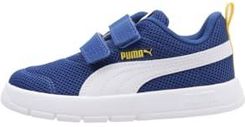 Zdjęcie PUMA Unisex Baby COURTFLEX V3 MESH INF Sneaker, Clyde Royal White-Sunny Yellow, 4 UK Child, Clyde Royal PUMA biały słoneczny żółty, 20 EU - Jastarnia