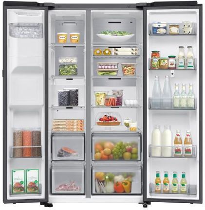Lodówka Samsung RS90F66BEFEO Side by Side AI No frost 178