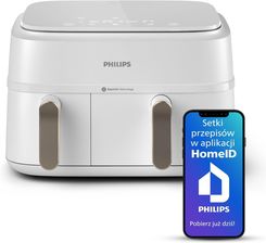 Air fryer dwukomorowy Philips Series 3000 Ovi Dual Basket NA353/10