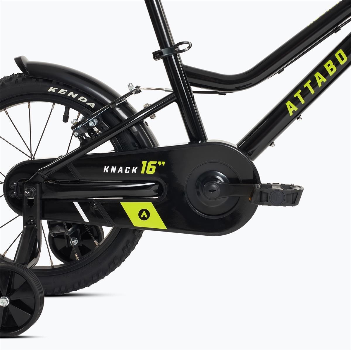 фото Дитячий двоколісний велосипед Attabo Knack 16 Black