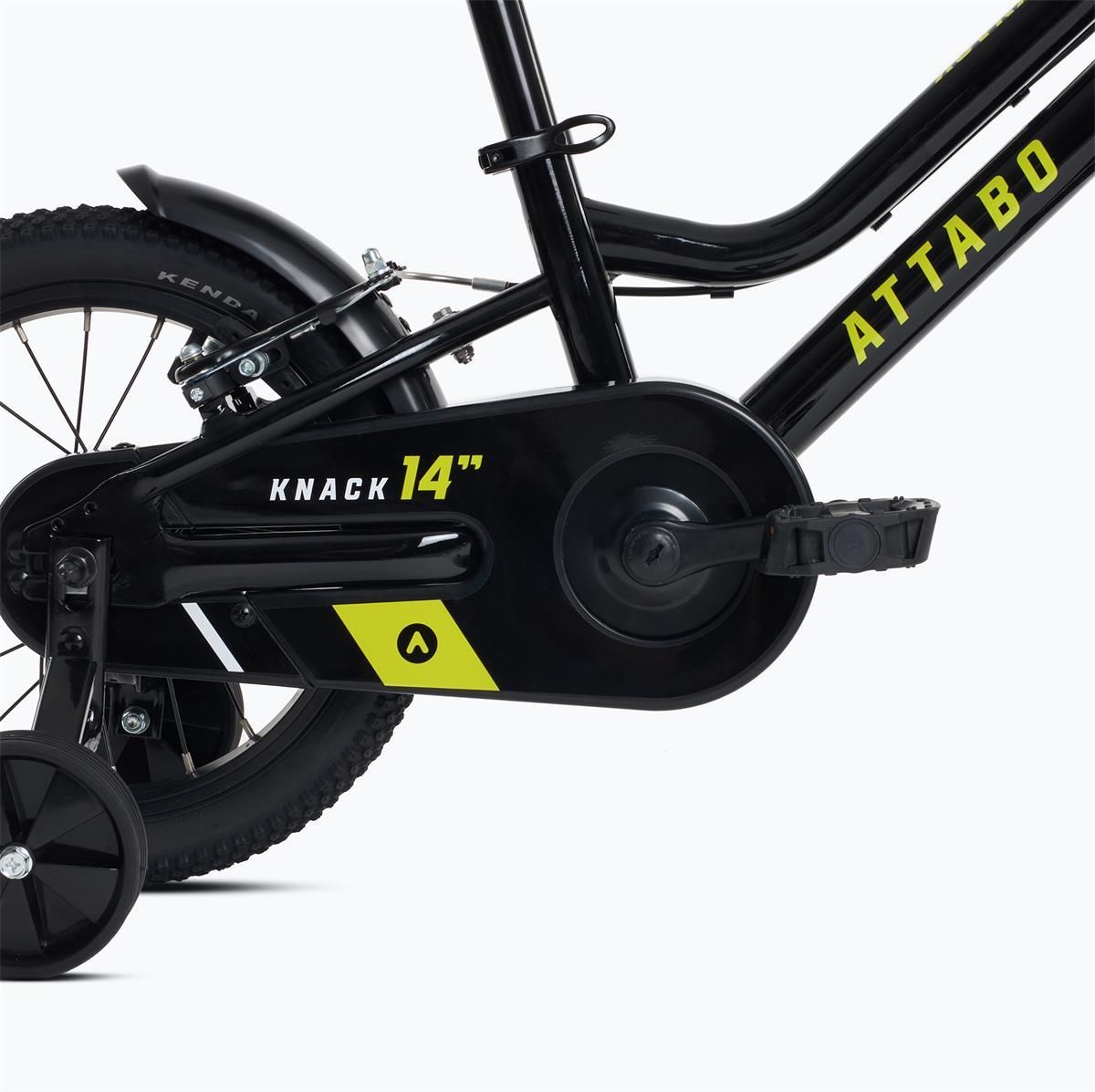фото Дитячий двоколісний велосипед Attabo Knack 14 Black