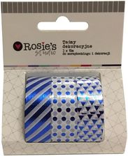 Zdjęcie Rosie'S Studio Zestaw Taśm Papierowych Niebiesko Białych 3szt. - Poznań