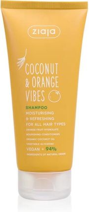 Ziaja Coconut & Orange Vibes Szampon Nawilżający Do Wszystkich Rodzajów Włosów 200ml