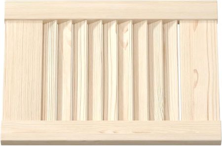 vidaXL Drzwi Szafkowe Z Żaluzją 39,5x29,5cm Lite Drewno Sosnowe (4015885) - zdjęcie 3