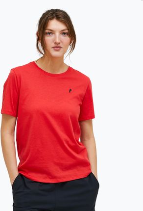 Koszulka damska Peak Performance Explore Graphic brilliant red Wiosna 2025
