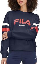 Zdjęcie Bluza damska turystyczna Fila Latur Graphic Crew Sweat granatowa - Żerków