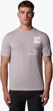 Koszulka męska The North Face Mountain Foundation Coordinates Tee moonstone grey Wiosna 2025