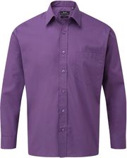 Zdjęcie Męska Popelinowa Koszula Z Długim Rękawem - Czarna Białostocka