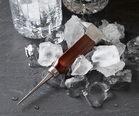 Whiskey Rocks Szpikulec Do Lodu Z Drewnianą Rączką 9-Calowy Deluxe   - zdjęcie 3