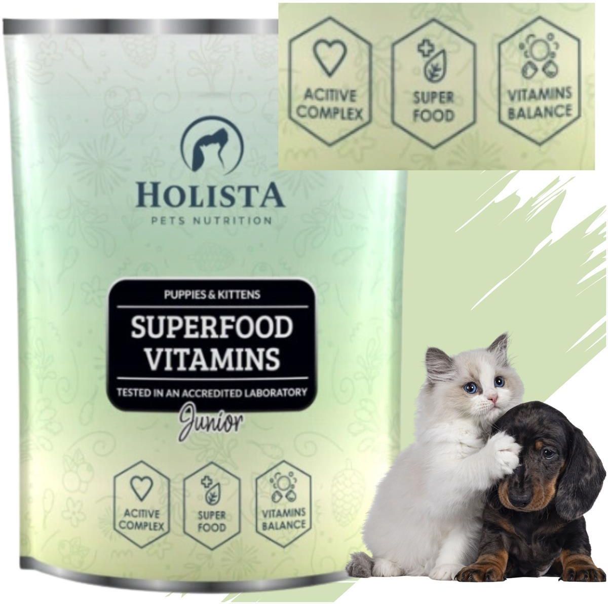 Zdjęcie Holistapets Superfood Vitamins Junior 600G - Wadowice