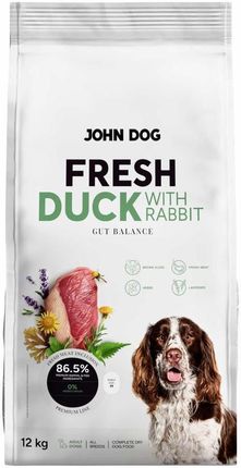 JohnDog Fresh Adult Kaczka Królik 12kg - zdjęcie 3