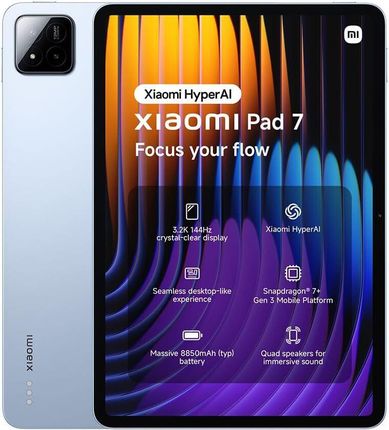 Tablet Xiaomi Pad 7 8/128GB Niebieski - Ceny i opinie na Ceneo.pl