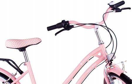 Sun Baby Rower Młodzieżowy Heart Bike 24 Cale Dla Dziewczynki Różowy - zdjęcie 2