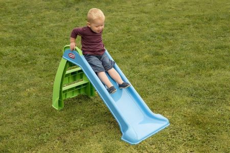 Little Tikes Zjeżdżalnia First Slide Green/Blue - zdjęcie 5