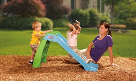 Little Tikes Zjeżdżalnia First Slide Green/Blue - zdjęcie 2