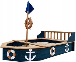 Zdjęcie Axi Drewniana Piaskownica Doris Ze Schowkiem + Pokrowiec 153cm - Turek