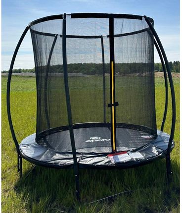 Enero Emaga Trampolina Z Siatką Wewnętrzną Fi244Cm Premium Czarny - zdjęcie 3