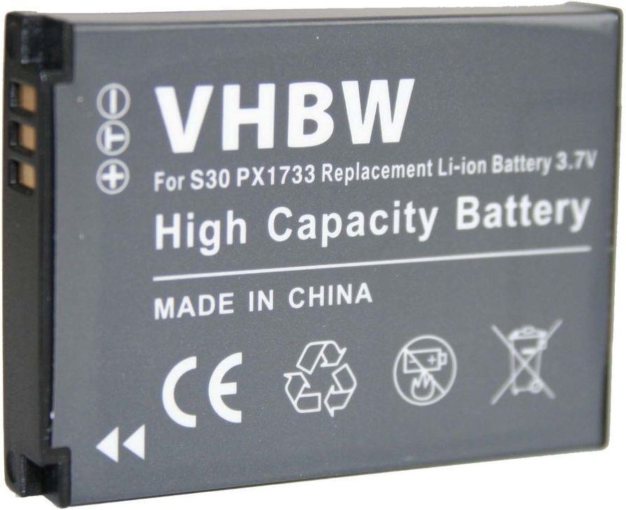 Batteria 1000mAh 3.7V Per Toshiba Camileo S10 – Sostitutiva Per NP-60, NP-30, HP L1812A E Klic-5000