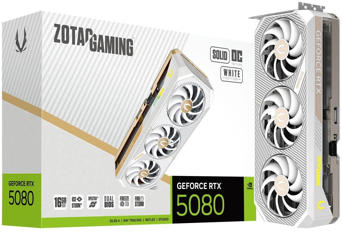 Karta graficzna Zotac GAMING GeForce RTX 5080 SOLID OC 16GB