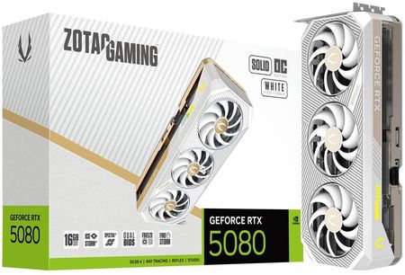 Karta graficzna Zotac GAMING GeForce RTX 5080 SOLID OC 16GB White