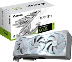 Karta graficzna Gigabyte AORUS GeForce RTX 5080 Master ICE 16GB GDDR7 (GVN5080AORUSMICE16GD)