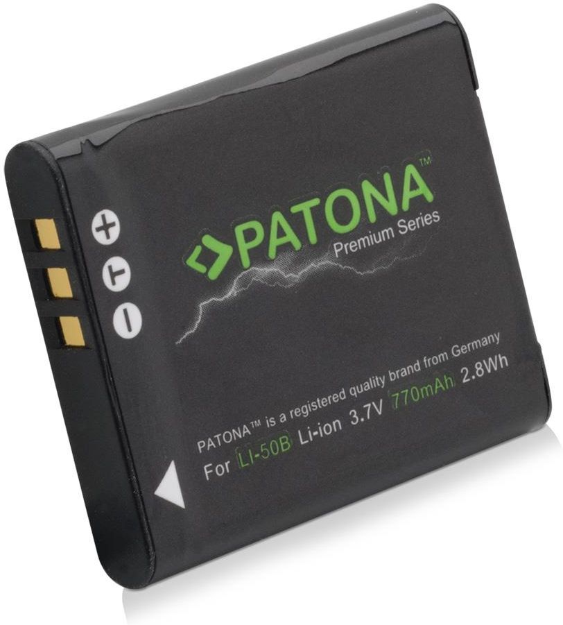 PATONA Li-50B 700mAh Battery Compatible with Olympus Mju 1010 1020 1030 SW 9000 9010 Tough 6000 6010 6020 8000 8010 SZ10 SZ11 SZ14 TG2 TG630 Pentax WG11 RX18 Li50B Ricoh DB-100 Pentax DLi92