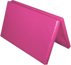 Zdjęcie Materac dwuczęściowy z rzepami UNDERFIT 130 x 120 x 6 cm twardy różowy - Lubsko