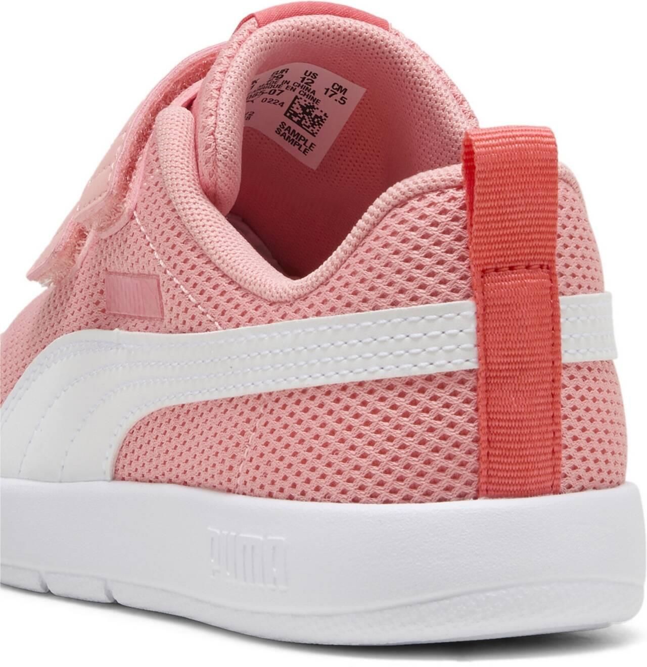 Buty sportowe dziewczęce Puma COURTFLEX V3 MESH PS różowe