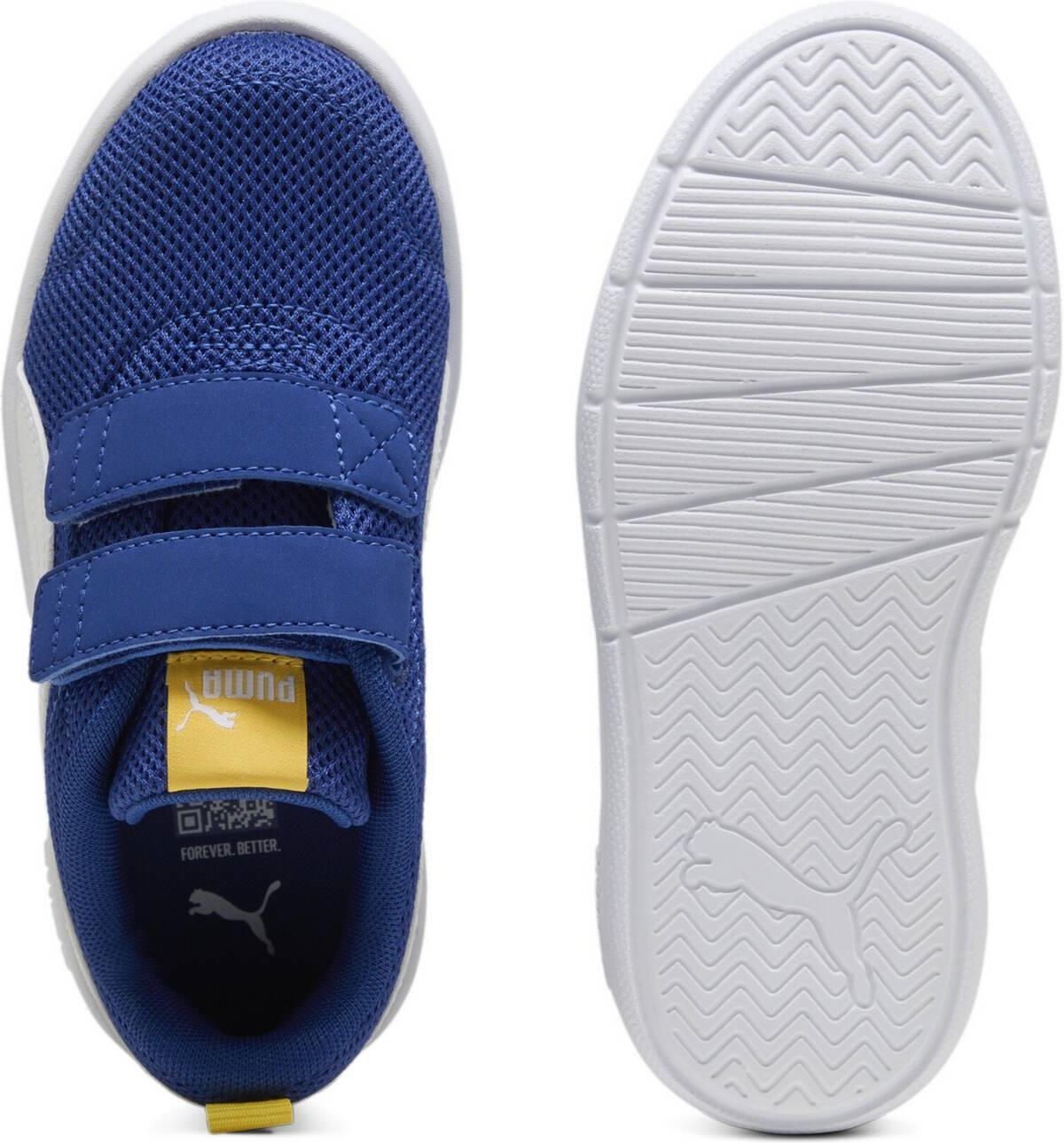 Buty sportowe chłopięce Puma COURTFLEX V3 MESH PS niebieskie
