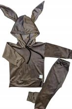 Zdjęcie Dres królik welur super soft mleczna czekolada rozmiar 116 - Opole