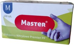 Zdjęcie Master Rękawice Nitrylowe Bezpudrowe M 100szt. S468 - Łapy