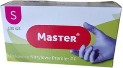 Zdjęcie Master Rękawice Nitrylowe Bezpudrowe S 100szt. S467 - Łapy