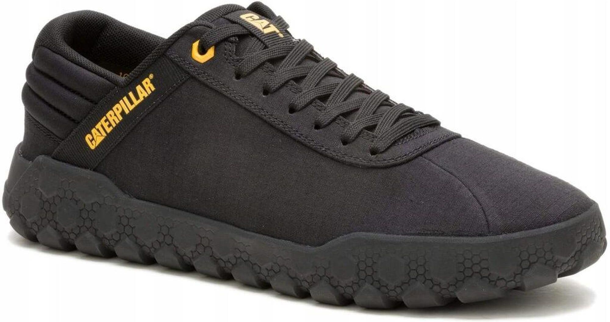 Caterpillar Hex + Canvas Scarpe Da Ginnastica Uomo, Nero, 43 EU – Tela E Neoprene, Fodera Riciclata