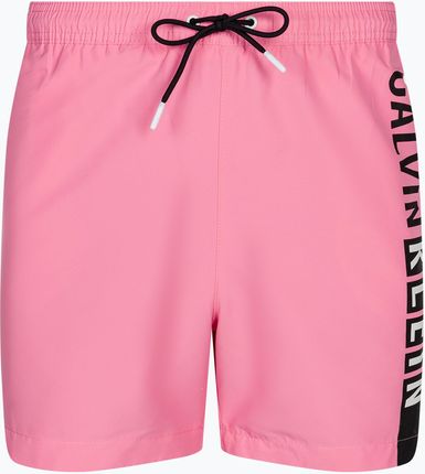 Szorty kąpielowe męskie Calvin Klein Medium Drawstring-Graphic sachet pink | WYSYŁKA W 24H | 30 DNI NA ZWROT